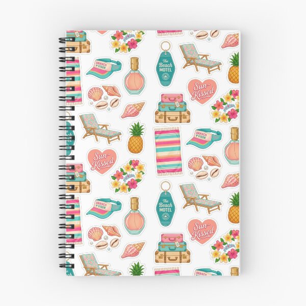 Item preview, Summer Beach Vacation Vibes Unique Pattern and Sticker Pack  designed and sold by Mialunaa.