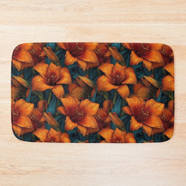 Item preview, Lush Amaryllis Floral  - Retro Flower Floral   - Gifts For Grandma designed and sold by RoyalStarsPatts.