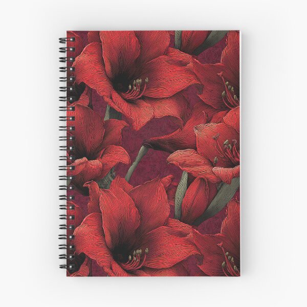 Item preview, Delicate Amaryllis Flower  - Retro Flower Floral   - Gifts For Guys designed and sold by RoyalStarsPatts.