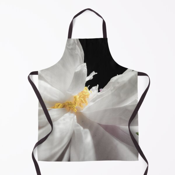 Item preview, Minimalist White Peony Flower Macro on Black Background designed and sold by Apex_Visuals.