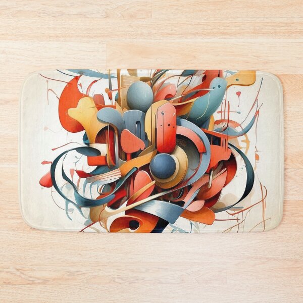 Item preview, Vibrant Organic Geometric Abstract Explosion designed and sold by semenol.