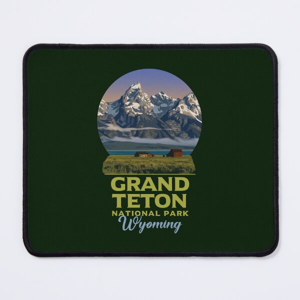 Item preview, Grand Teton National Park Wyoming Vintage Poster designed and sold by LinaValearte.