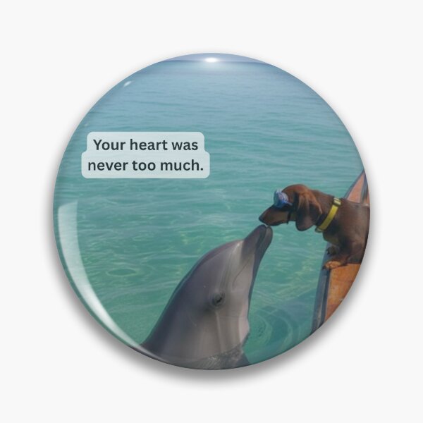 Item preview, Bruno Says... Your Heart Was Never Too Much | Mental Health Art Print designed and sold by IndiGLOW4Me.