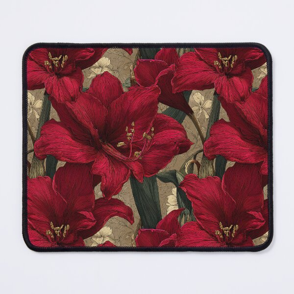 Item preview, Petaled Amaryllis Texture  - Botanical Garden Pattern   - Gifts For Her designed and sold by RoyalStarsPatts.