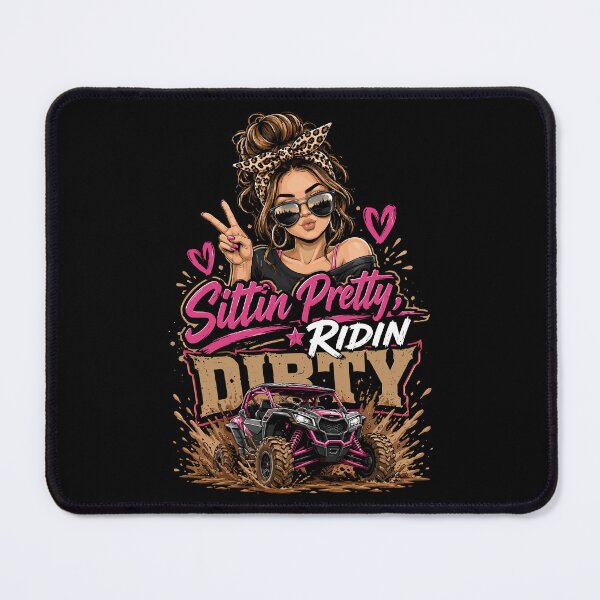 Item preview, Sittin Pretty Making Mud Fly Off Road Girl UTV designed and sold by JasKei-Designs.