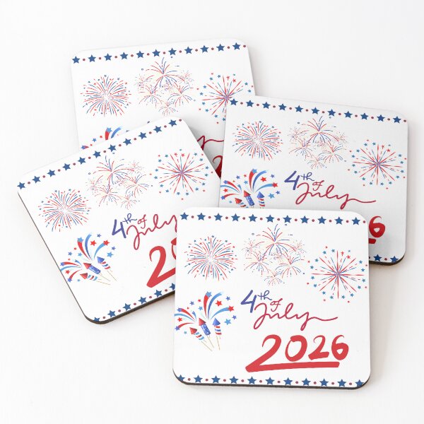 Item preview, July 4 2026 Fireworks Stars and stripes design designed and sold by BlesstB.