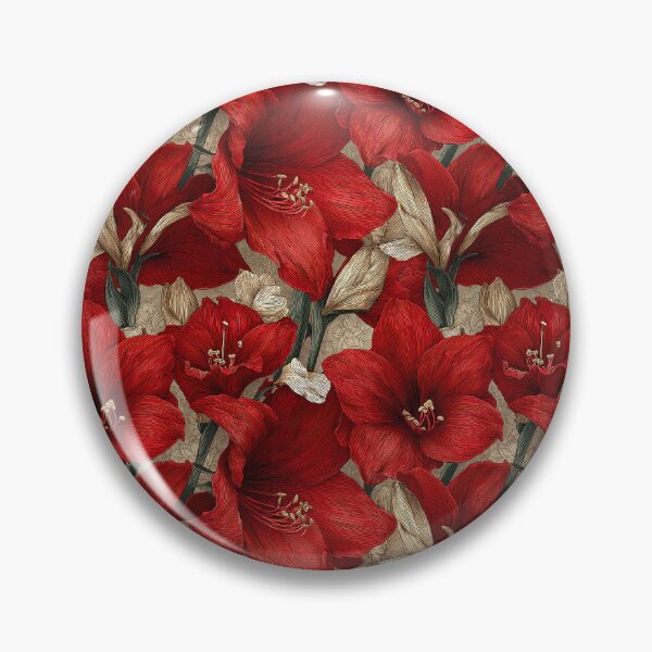Item preview, Bold Amaryllis Flower - Flower Floral Pattern   - Gifts For Him designed and sold by RoyalStarsPatts.