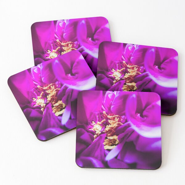 Item preview, Moody Purple Magenta Peony Macro Abstract Print designed and sold by Apex_Visuals.