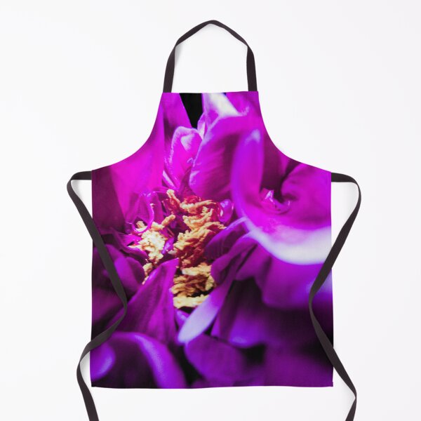 Item preview, Moody Purple Magenta Peony Macro Abstract Print designed and sold by Apex_Visuals.