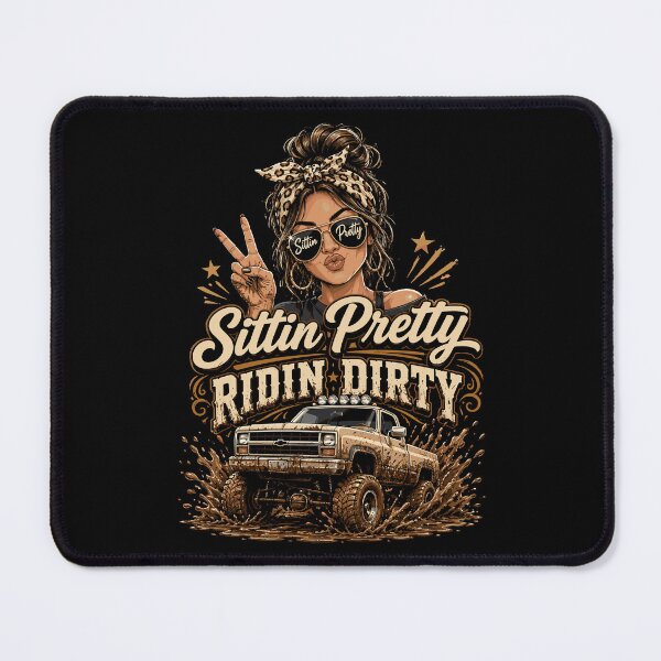 Item preview, Sittin Pretty Muddy and Mighty Off Road Girl Pickup designed and sold by JasKei-Designs.