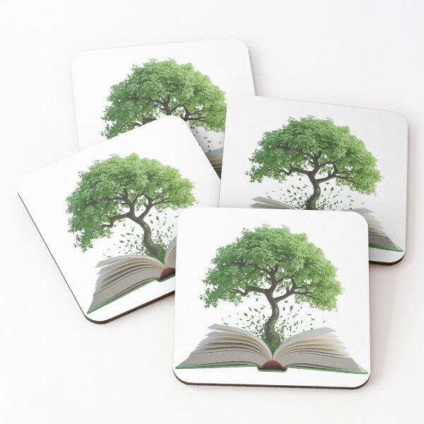 Item preview, Tree growing from open book designed and sold by kidoramagic.