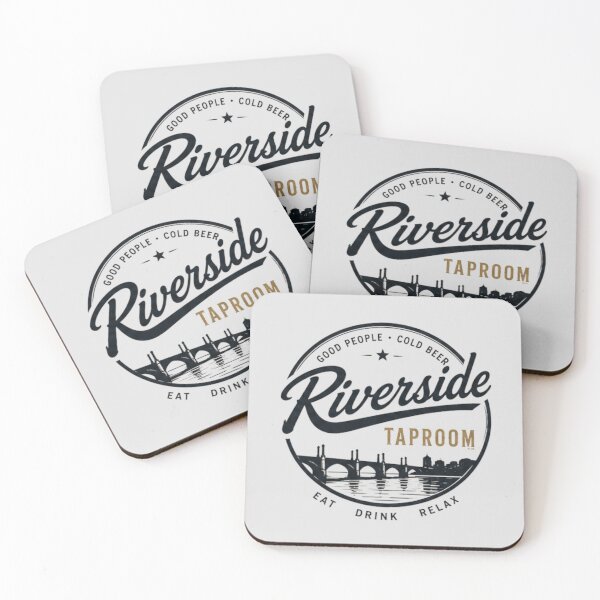 Item preview, Riverside Taproom Vintage Beer Logo designed and sold by lbl-shop.