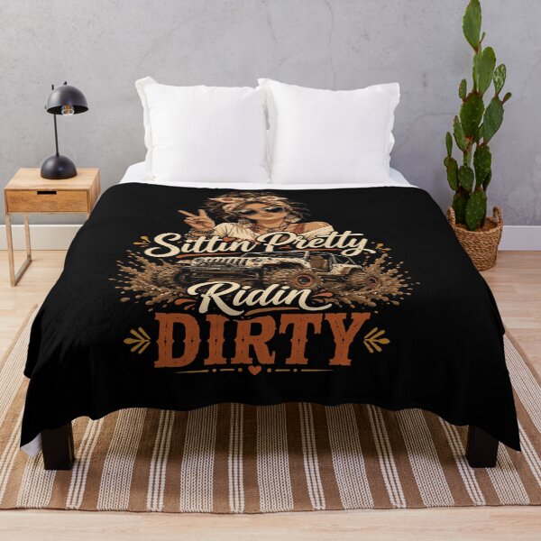 Item preview, Sittin Pretty Getting Muddy Off Road Girl 4x4 designed and sold by JasKei-Designs.