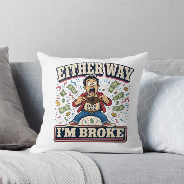 Item preview, Either Way I'm Broke Funny Dad Life Gender Reveal  designed and sold by freshwear design.