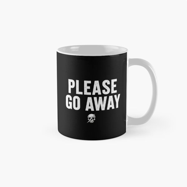 Item preview, Please Go Away | Introvert Quote - Anti Social Typography designed and sold by SkullVor.