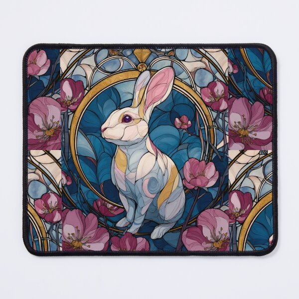 Item preview, Stained glass rabbit designed and sold by MendaciousMina.
