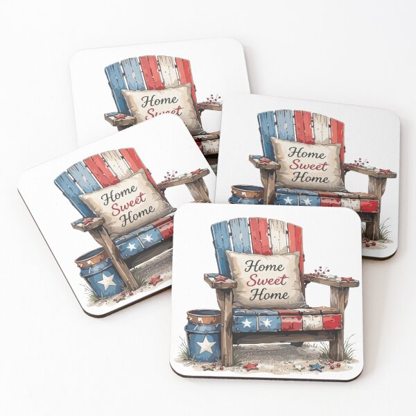 Item preview, Patriotic Home Sweet Home Rustic Farmhouse designed and sold by Oniyasha.