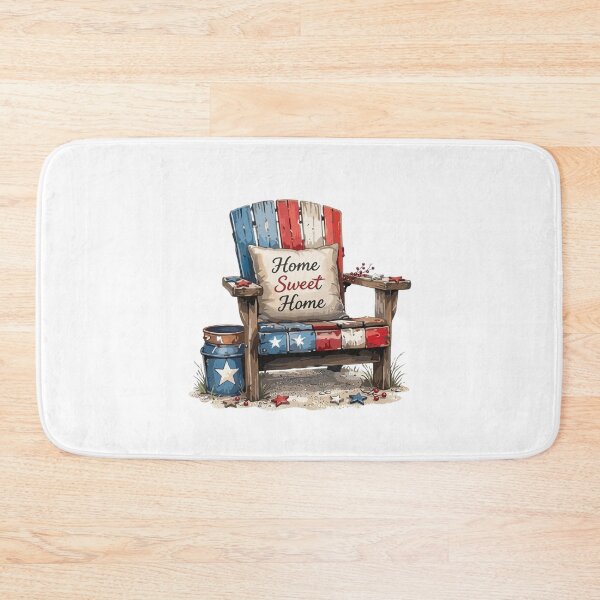 Item preview, Patriotic Home Sweet Home Rustic Farmhouse designed and sold by Oniyasha.