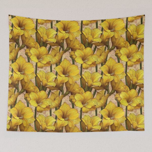 Item preview, Charming Amaryllis Texture  - Botanical Garden Pattern   - Gifts For Men designed and sold by RoyalStarsPatts.