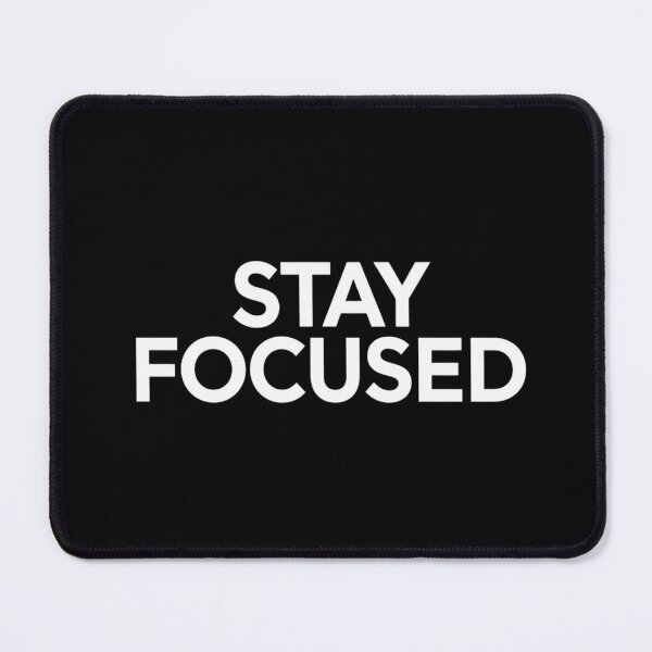 Item preview, Stay Focused Minimalist Streetwear Typography Design designed and sold by Schnittgut.