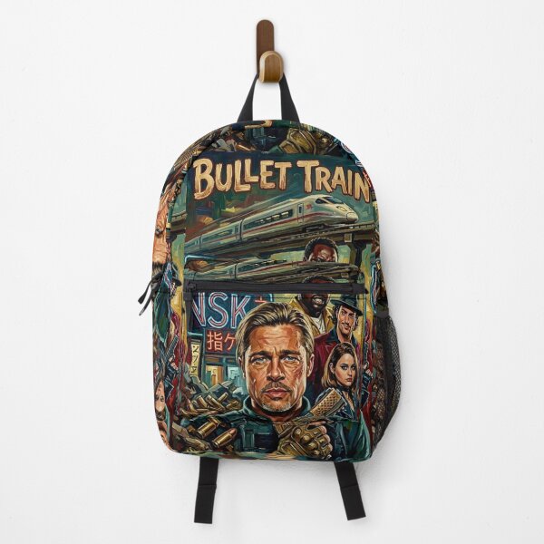 Item preview, Bullet Train Retro Neon Action Comedy Tribute Art Movie Poster designed and sold by Art's Diner.