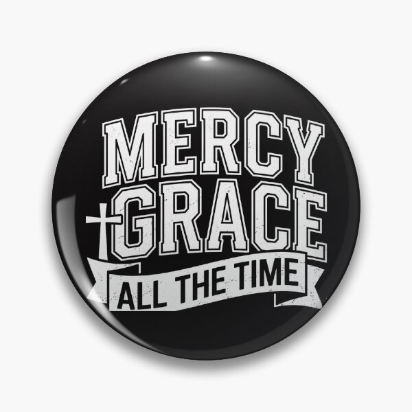 Item preview, Mercy Grace All The Time Vintage Cross Tee designed and sold by KINGDOM GOLD STUDIO.
