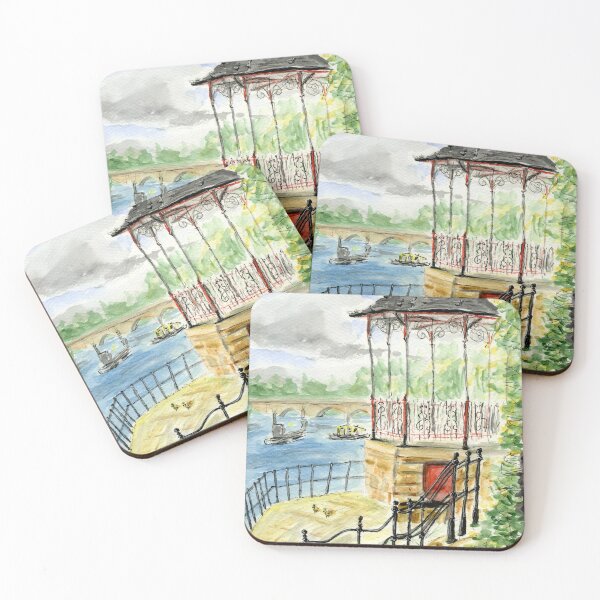 Item preview, The Bandstand by the River Dee at the Groves in Chester designed and sold by LymphomaLass.