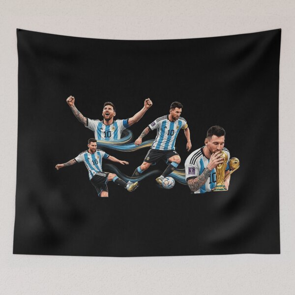 Item preview, Messi Dynamic Art Argentina Football Infinity Design designed and sold by KAYAPO.