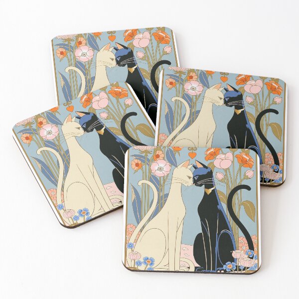 Item preview, Cat nouveau The lovers  designed and sold by MendaciousMina.