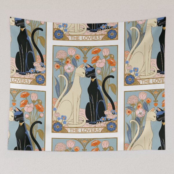 Item preview, Cat nouveau The lovers  designed and sold by MendaciousMina.