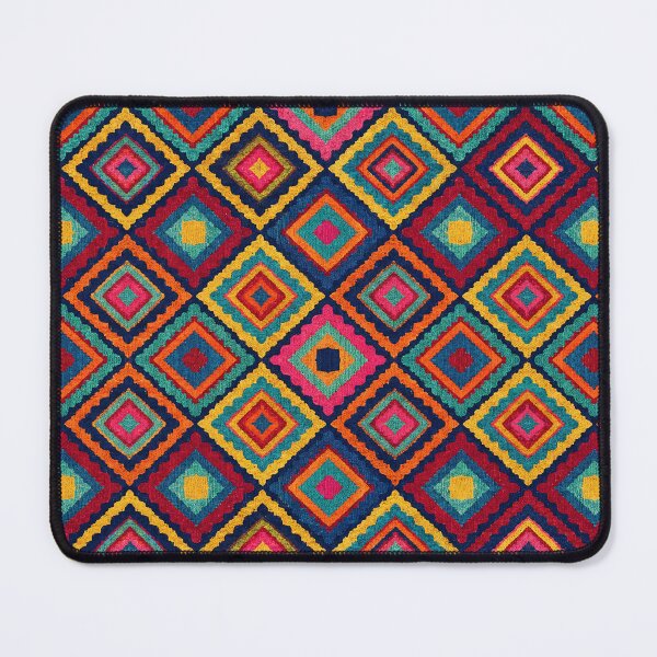 Item preview, Vibrant Southwestern Geometric Diamond Surface Pattern designed and sold by arteresting-art.