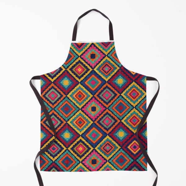 Item preview, Vibrant Southwestern Geometric Diamond Surface Pattern designed and sold by arteresting-art.