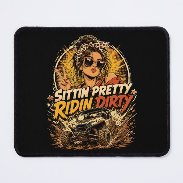 Item preview, Sittin Pretty Trailin Mud Off Road Girl UTV designed and sold by JasKei-Designs.