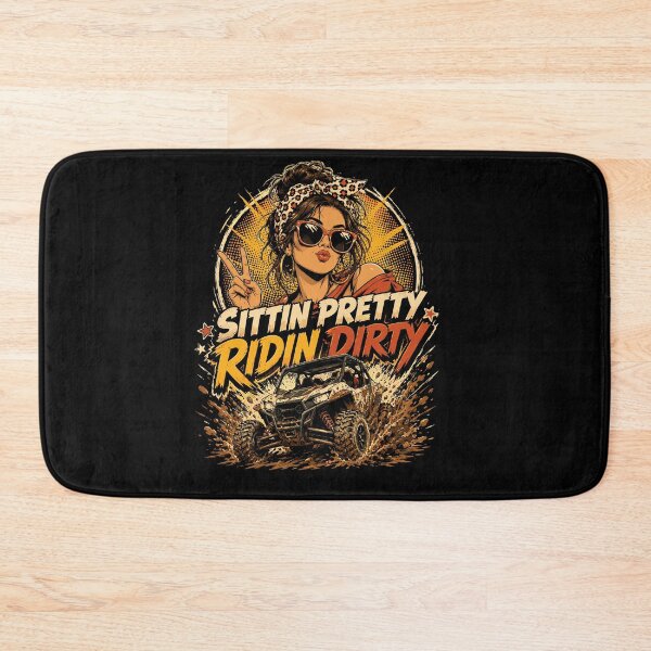 Item preview, Sittin Pretty Trailin Mud Off Road Girl UTV designed and sold by JasKei-Designs.