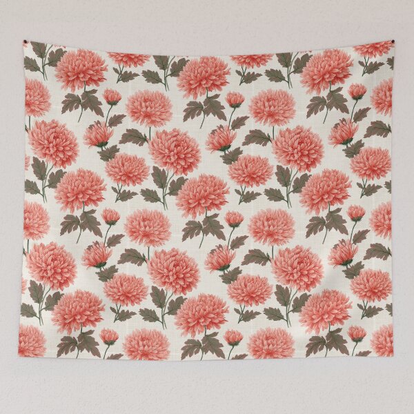 Item preview, Exotic Chrysanthemum Floral - Flower Floral Pattern   - Gifts For Wife designed and sold by RoyalStarsPatts.