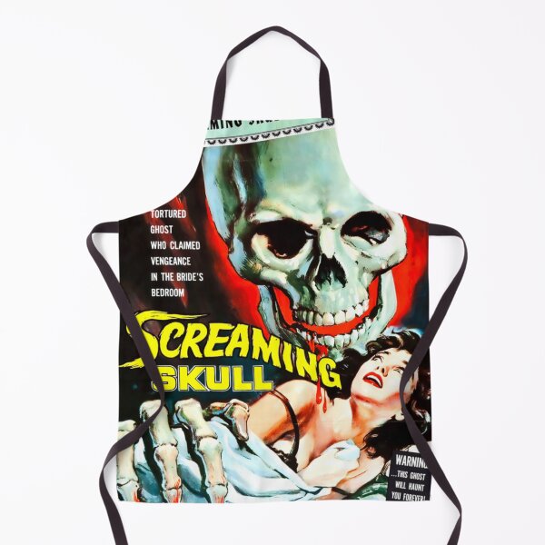 Item preview, Screaming Skull vintage repro Horror movie Universal Monsters designed and sold by BlueLineLAX.