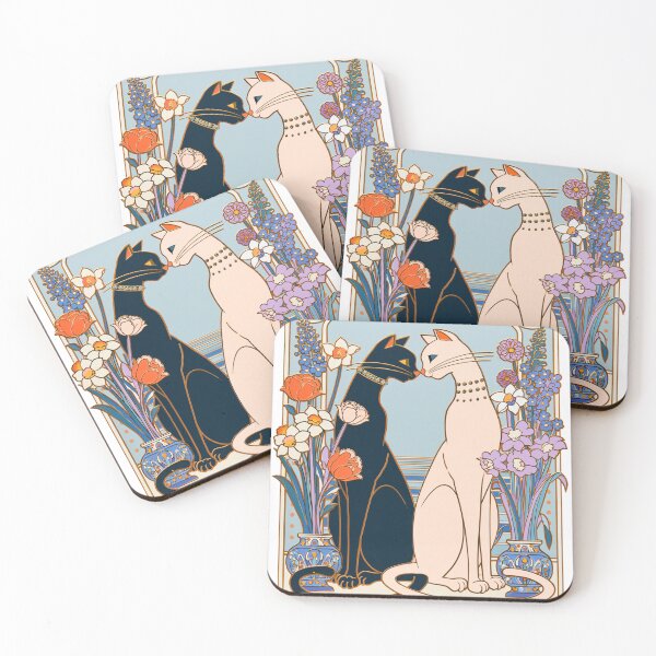 Item preview, Cat nouveau The lovers  designed and sold by MendaciousMina.