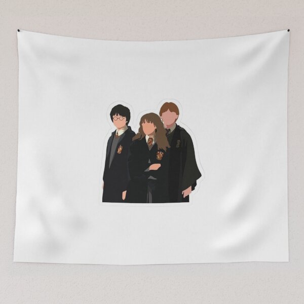 Item preview, Golden Trio Harry Ron Hermione Hogwarts Friendship Fan Art designed and sold by suh shop.