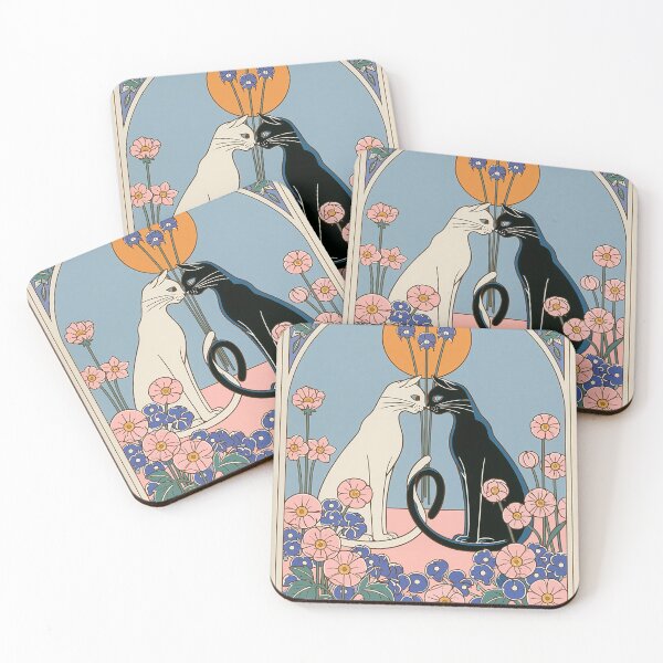 Item preview, Cat nouveau The lovers  designed and sold by MendaciousMina.