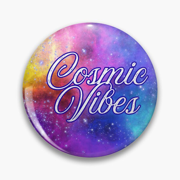 Item preview, Cosmic Vibes Retro Galaxy Nebula Space Typography designed and sold by Violet-Forge.