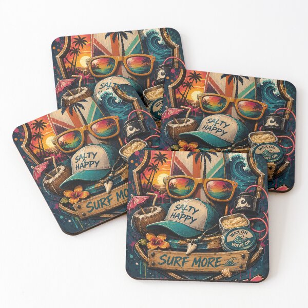 Item preview, Retro Surf Kit for Tropical Wave Days designed and sold by MarlicShop.