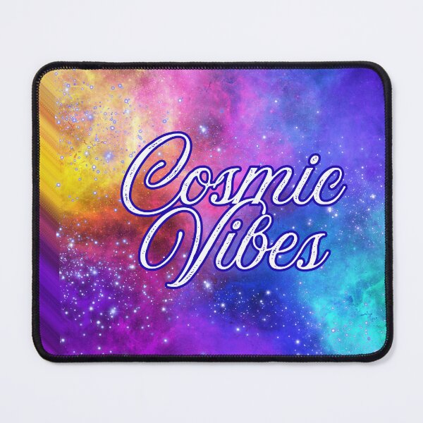 Item preview, Cosmic Vibes Retro Galaxy Nebula Space Typography designed and sold by Violet-Forge.