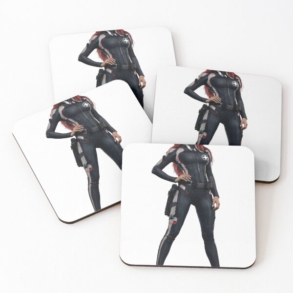Item preview, Female Model in Futuristic Black Leather Bodysuit with Armored Details Standing Confidently designed and sold by Creative88Art.