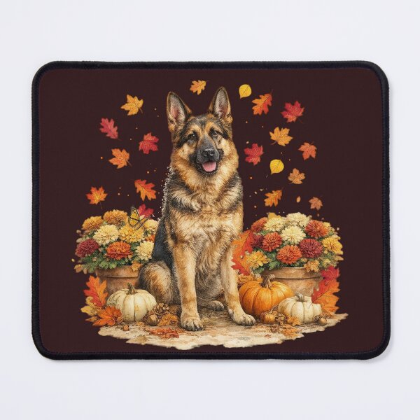 Item preview, Fall German Shepherd Dog Autumn Leaves designed and sold by tamdevo1.