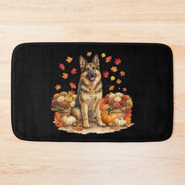 Item preview, Fall German Shepherd Dog Autumn Leaves designed and sold by tamdevo1.