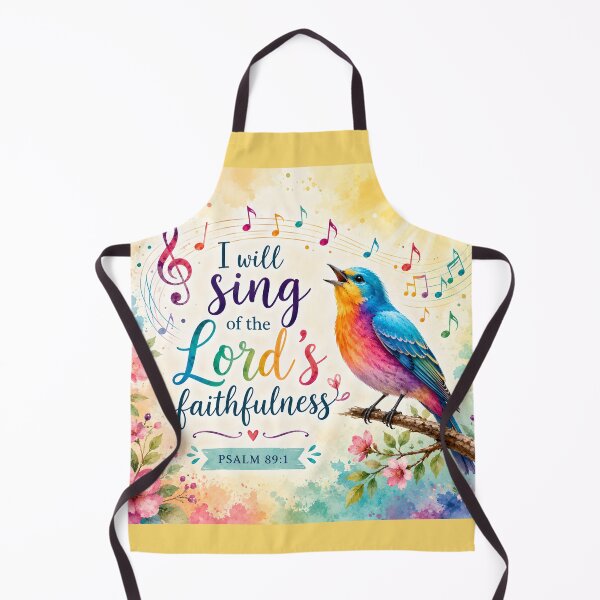 Item preview, I Will Sing of the Lord's Faithfulness – Psalm 89:1 designed and sold by Stubblejumper Artworks.
