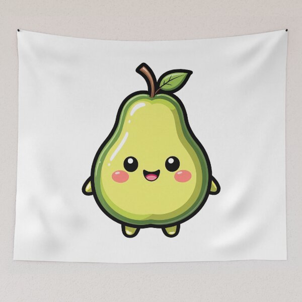 Item preview, Cute Kawaii Pear Character designed and sold by Atraks1.