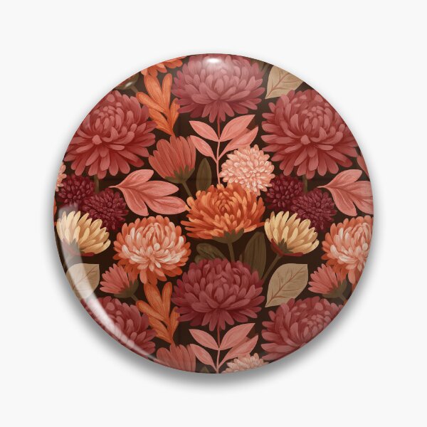 Item preview, Trendy Chrysanthemum Flower  - Birthday Flower Pattern   - Graduation Gifts designed and sold by RoyalStarsPatts.