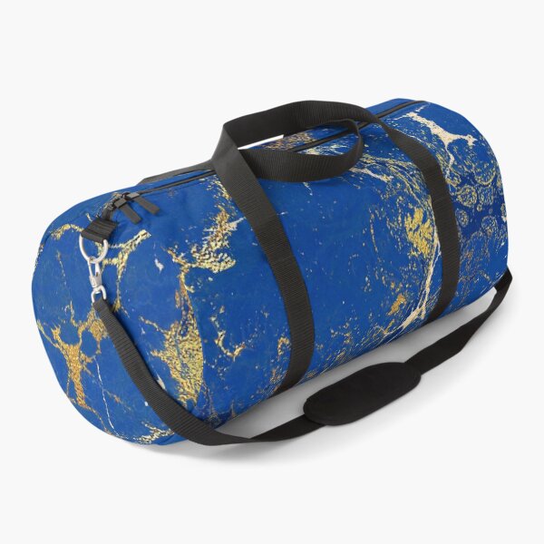 Item preview, Royal Blue Marbled Art With Golden Hue Veins designed and sold by DEC02.