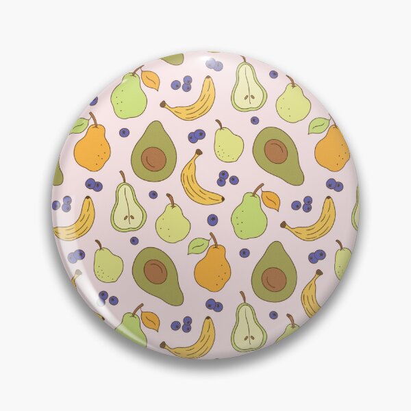 Item preview, Modern Hand-Drawn Fruit Pattern designed and sold by Olive Lane Creative.